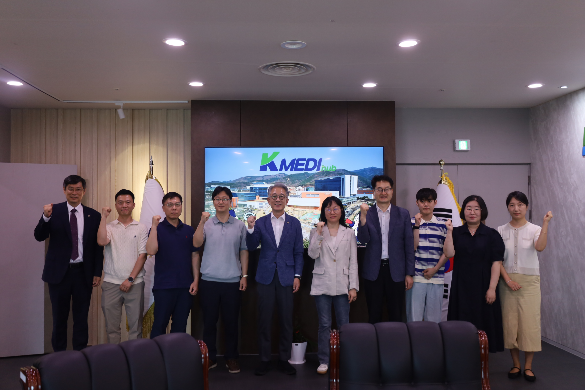 6월 30일 신약분야 입주기업 간담회 진행 이미지 -0